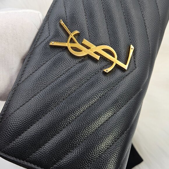 Saint Laurent  Cassandre Matelassé Zip Around Wallet - Picture 12 of 17